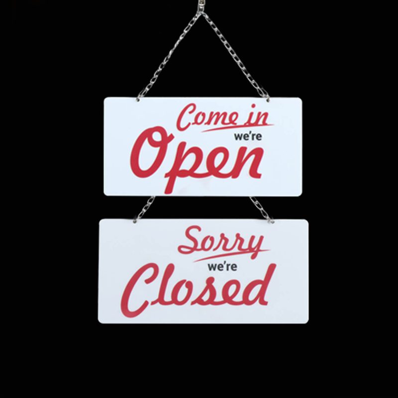 Sign Open Closed