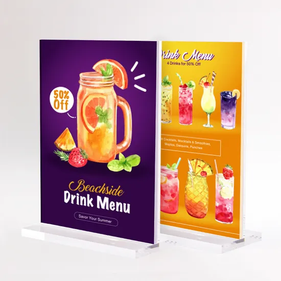 Display Menu Akrilik